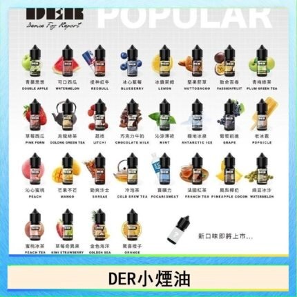 DER系列電子煙主機小煙油30ml #3.0%