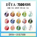 DIYA叮啞拋棄式7500 Puffs一次性電子煙3%